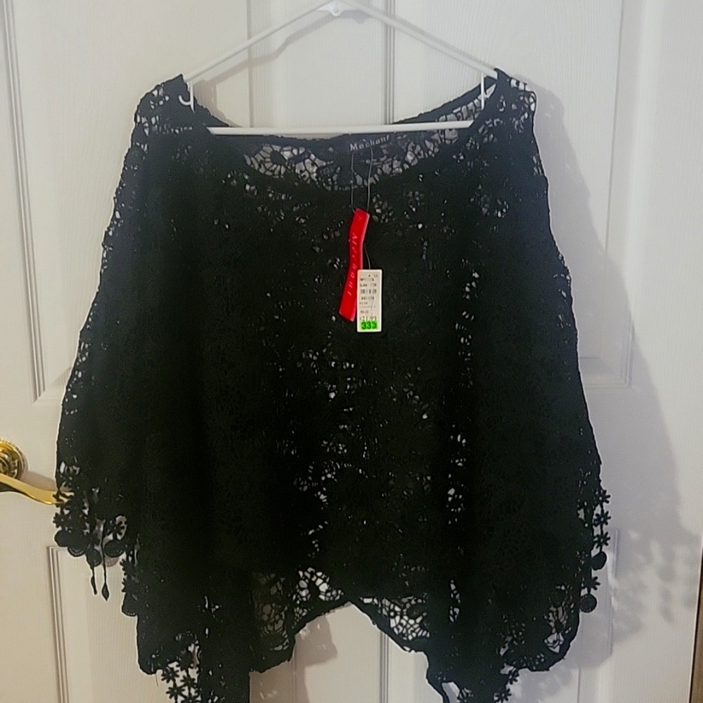 Cotton lace Shawl new